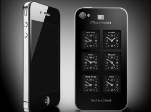 Gresso add elegance to the already elegant iPhone 4 buy adding six Swiss watches to the back of the device.  