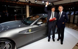 Masaharu Seno and his new Ferrari FF